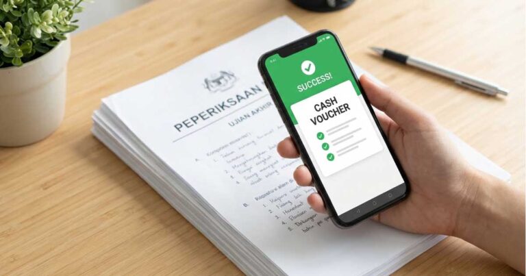 Tukar Kertas Peperiksaan SMK & SJKC Kepada Baucar Tunai